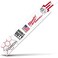 Milwaukee 48-00-5784 6-Inch, 18 Teeth per Inch, Super Sawzall Blades, Bi-Metal, 5