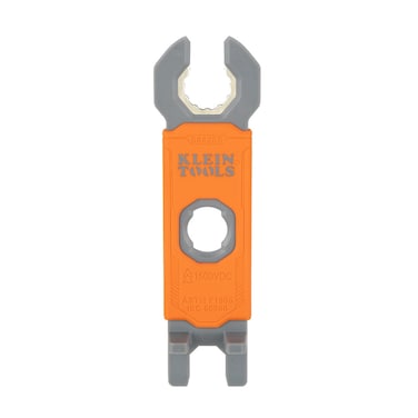 Klein Tools 68426S Solar Panel Insulating Wrench, Assembly and Disassembly Tool for MC4 Style PV Connectors, 2-Piece