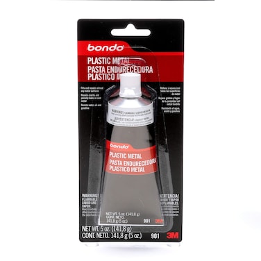 Bondo Plastic Metal, Seals &amp; Fills Almost Any Metal Surface for Durability &amp; Longevity, 5 oz.