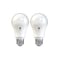 GE Basic LED Light Bulbs, 100 Watt, Soft White, A19, Medium Base (2 Pack)