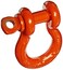 CM M649P Super Strong Anchor Shackle with Orange Powder Coated Screw Pin, 2 Ton Work Load Limit, 7/16" Size