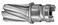 Milwaukee 49-57-1877 Steel Hawg 1-7/8-Inch Diameter 1-Inch Depth Tang Drive Quick Change Annular Cutter