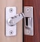 Small barn Push-Pull Door Lock 90-Degree Right-Angle Door Lock Bolt Lock cam Lock Door and Window Push-Pull Lock Lever