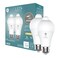 GE LED+ Motion Sensor LED Light Bulbs, 12W, Outdoor Security Lights, A21, Warm White (2 Pack)
