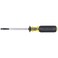 Klein Tools 6026K Slotted Screw-Holding Screwdriver, 5/16-Inch Split-Blade Flat Head Driver, Positive Gripping Action, Cushion-Grip Handle