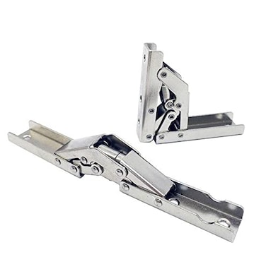 2 Pieces of Trapdoor Hinges, Hidden Doors, Piano Hinges, Folding Cabinet Doors, Wardrobe Doors, Clamshell Support Hinges