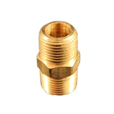 Milton 647-2 M. Hex Nipple, 1/2" x 1/2" NPT
