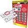 RUBY Monkey Magnets AS-SEEN-ON-TV, Ultra-Thin Magnetic Plates Keep It All Shut, Fast and Easy Installation, Just Peel &amp; Stick, Slim Design Fits Virtually Anywhere, Cabinets, Drawers &amp; More, 8 Sets