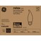 GE Relax LED Light Bulbs 60W, Soft White Candle Lights, Clear Decorative Light Bulbs, Medium Base (8 Pack)