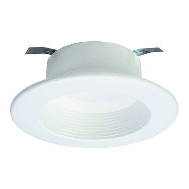 Halo Recessed RL460WH927PK 90 CRI 2700K LED Retrofit with White Trim, 4", Warm White