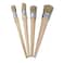 4PCS Round Paint Brush Wooden Handle Different Size 20mm 25mm 30mm 40mm Acrylic Watercolor Oil Painting Beginner Tool Furniture Waxing Brush
