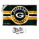 Green Bay Packers Patch Button Banner and Tapestry Wall Tack Pads
