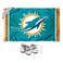 Miami Dolphins Logo Banner and Tapestry Wall Tack Pads
