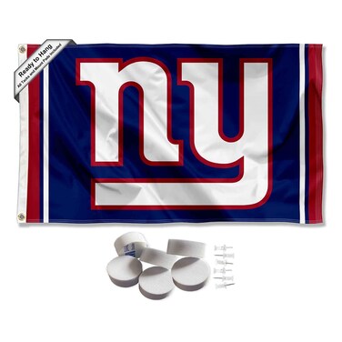 New York Giants Logo Banner and Tapestry Wall Tack Pads
