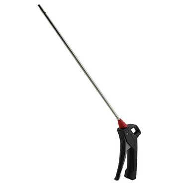 Milton S-197 KWIK-CHANGE PRO Series Pistol Grip Blow Gun - 11" Extended Reach Safety Tip - 235 Max PSI, Brass
