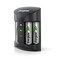 Energizer Recharge Pro Rechargeable AAA and AA Battery Charger With 4 NiMh Rechargeable AA Batteries, Provides a Full Charge in 3 Hours