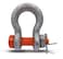 CM M849G Super Strong Anchor Shackle with Galvanized Bolt, Nut and Cotter, 2 Ton Work Load Limit, 7/16" Size