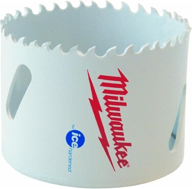 Milwaukee Electric Tool 49-56-0173 Ice Hardened Bi-Metal Hole Saw, 3" Die, 8% Cobalt