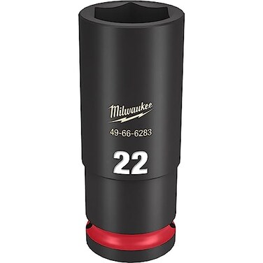 Milwaukee Socket 6 Point DEEP 1/2INX22MM 49-66-6283