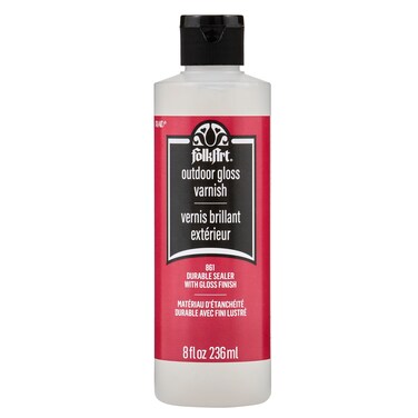 FolkArt Outdoor Sealer (8-Ounce),Gloss Finish (Packaging May Vary)