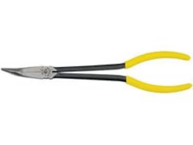 Klein Tools D362-11 Long-Reach Long-Nose Pliers, 45-Degree Bent Nose