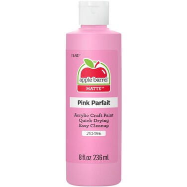 Apple Barrel Acrylic Paint (8 Ounce), Pink Parfait, 8 Fl Oz-Pack of 1