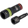 Klein Tools 66044 3-in-1 Flip Impact Socket, Alignment Slot, 9/16-Inch, 3/4-Inch Hex Sizes, 12-Point, 1/2-Inch to 3/8-Inch Square Adapter