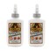 Gorilla Dries Clear Wood Glue, 4oz Bottle (Pack of 2)