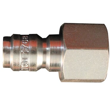 Milton 1764 1/4" Female Straight Thru Plug