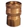 Milton 1761 1/4" FNPT Straight Through Coupler - Box of 10