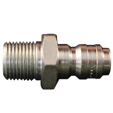 Milton 1767 3/8" MNPT High Pressure Straight Through Plug - Box of 10