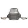 Milton 2002-9 6" MNPT B Style Cam and Groove Coupler