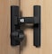 Black Password 90 Degree Lock Sliding barn Door Latch Right Angle Door Latch Luminous Code Latch