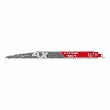 Milwaukee 48-00-5527 SAWZALL The AX with Carbide Teeth Saw Blade 5t 12l 5pk