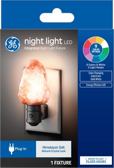 Himalayan Salt Night Light 9-Color (1-Pack) (FR)
