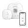 CHAMBERLAIN Smart Garage Control - Wireless Garage Hub and Sensor with Wifi &amp; Bluetooth - Smartphone Controlled, myQ-G0401-ES, White