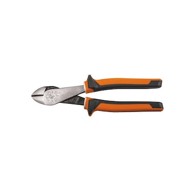 Klein Tools 200028EINS Pliers, Electrician's Insulated Diagonal Cutting Pliers with Slim Handle 1000V Rated Grips, 8-Inch