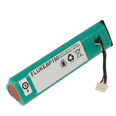 Fluke BP190 Rechargeable NiMH Battery Pack, 3500 mAh Capacity, 7.2V Voltage, For ScopeMeter 190 and 190C series