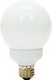 GE 89633 15-Watt 800-Lumen CFL G25 Bulb 60-Watt Replacement Globe Light, White