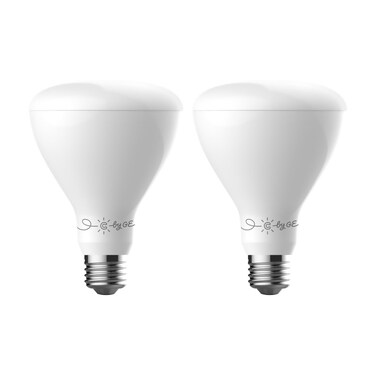 C by GE C-Life Smart LED Tintable White Indoor Floodlight Light Bulbs, 2-Pack, Works with Alexa