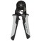 Klein Tools 34056 Ferrule Crimping Tool, Hex Crimper Pliers for 10 to 22 AWG Wire Terminals, Built-In Adjustable Ratchet, for Electrical Work