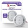 Kidde Hardwired Smoke &amp; Carbon Monoxide Detector, 10-Year Battery Backup, Voice Alerts, Interconnectable LED Warning Light Indicators