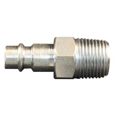 Milton 762-1, 3/8" MNPT V Style High Flow Steel Plug (Pack of 80 pcs)