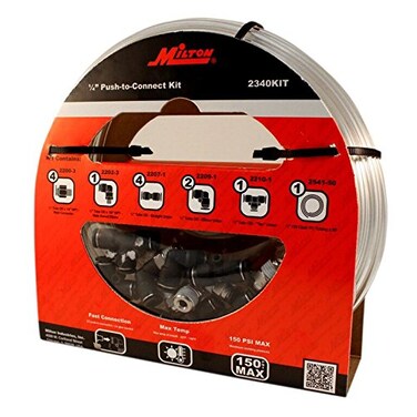 Milton 2340KIT Push to Connect 1/4" OD Kit