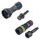 Klein Tools 660KIT3 5-in-1 Mini Impact Socket and 3-in-1 Flip Impact Socket Set, for Linemen and Utility Work, 4-Piece