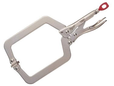 Milwaukee 48 22 3523 48223523 Deep Reach Swivel Jaw Locking Clamp 9 Inch, Silver, 9