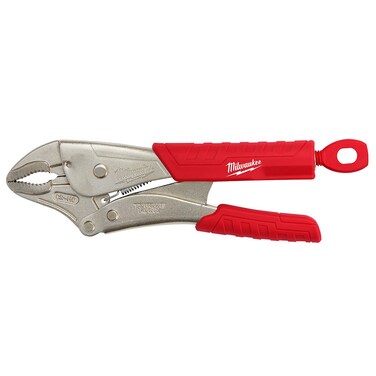 Locking Pliers, Curved Jaw, 10 In. L
