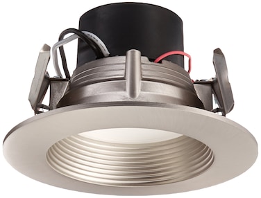 Halo RL460SN830PK Retrofit Baffle-Trim LED Module, 4", 80 CRI, 120V, 3000 K, Satin Nickel