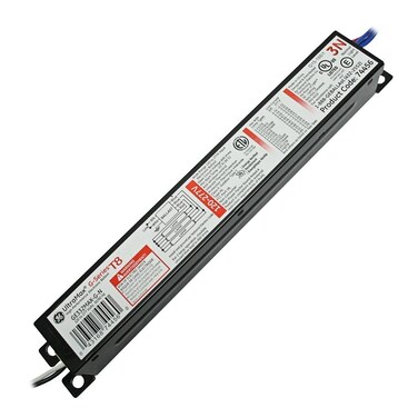 GE T8 UltraMax Proline Electronic Ballast, Instant Start, 120-277 Volt, Anti-Striation Control Normal Factor, Compatible with F32T8 and F17T8