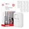 GE Personal Security Window and Door Alarm, 12 Pack, DIY Protection, Burglar Alert, Wireless Chime/Alarm, Easy Installation, Home Security, Ideal for Home, Garage, Apartment and More, White, 45989